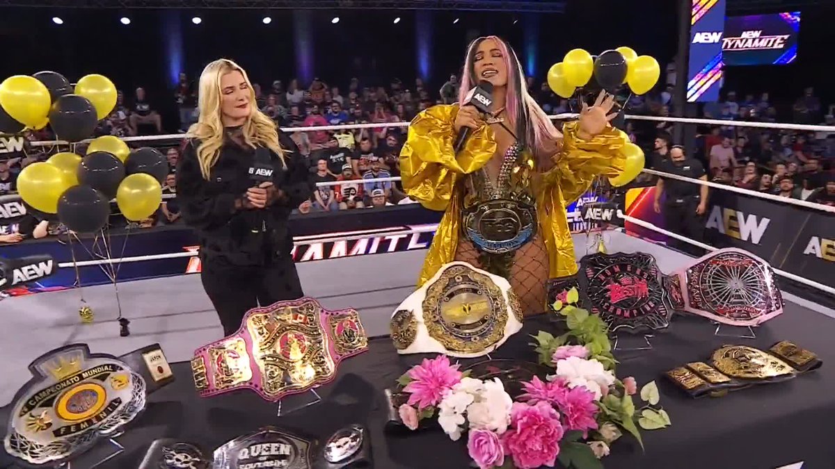 TBS Champion Mercedes Moné Varnado sends a warning to Alex Windsor アレクス・ウィンザー! Watch #AEWDynamite LIVE on TBS &amp; HBO Max