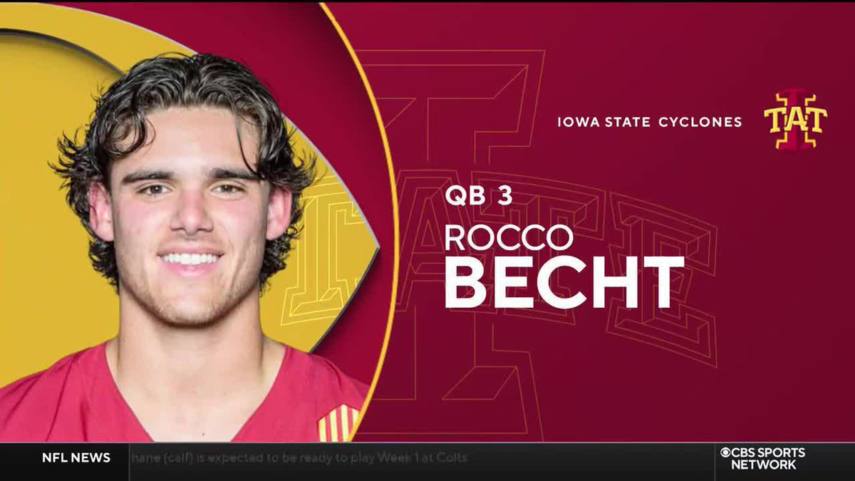 "Love a coach's kid. QBs who are coach's kids - they just seem to know what to do and when to do it. (Rocco) Becht is gonna be a star." Rick Neuheisel on Iowa State Football QB Rocco Becht