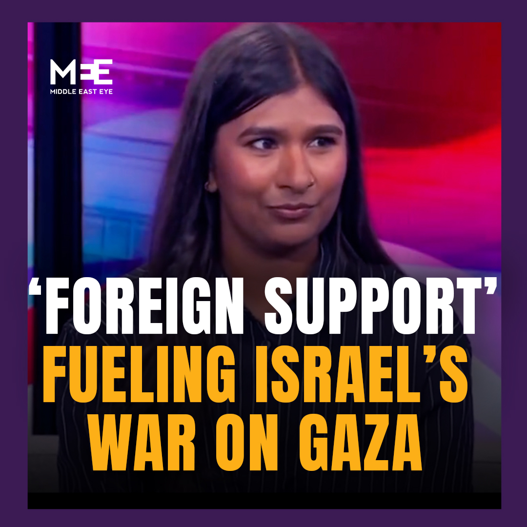 “This genocidal war is an international project.” Speaking on BBC Newsnight, British journalist Ask Sarkar said that Israel heavily relies on “foreign support” to carry out its genocide in Gaza