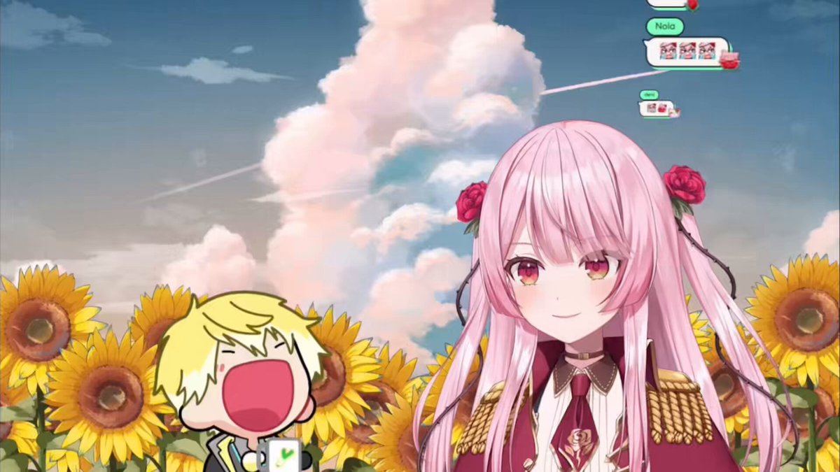🔗: i just wanted to say that youve been really important to EN. your legacy is so intertwined to the dna of our culture, so many EN jokes are just 🌹's jokes basically 🔗: youre like one of the funniest people in, maybe in the world and sometimes unintentionally. your ability to turn any situation into humour speaks to your positivity and sincerity 🔗: thats been like a shining beacon on us for so long, thank you for that. thank you for being a part of EN with me. its been an honor 🌹: see you next time! 🔗: see you later, i hope? byee 🌹: byeee 😭🥹