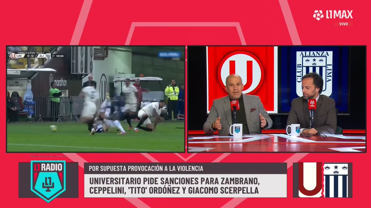 Ricardo: "En términos de violencia, yo creo que el fútbol peruano ha disminuido" Gustavo: "Yo creo que no, y ahora se ha trasladado a las redes. Hoy no se puede dar una opinión tranquilo" #L1Radio 📺 Conoce cómo ver L1MAX en vivo 👉