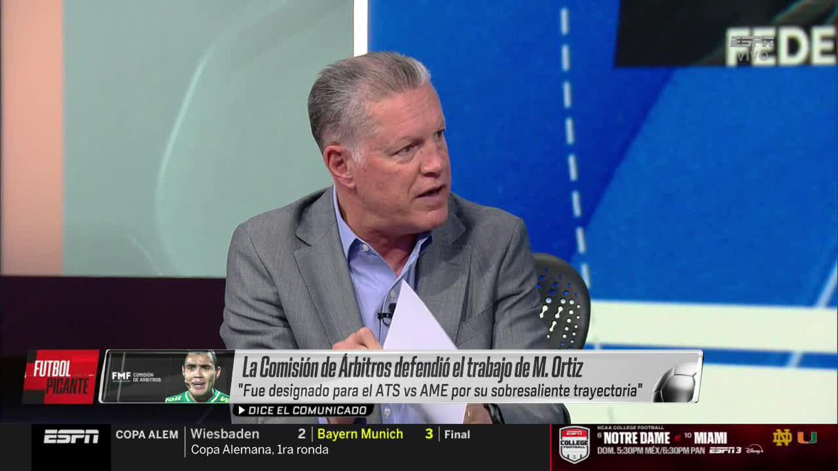 "¿Por qué designaron al 'Gato' Ortiz al América vs Atlas? Es una basura este comunicado" 🔥 La mesa de Futbol Picante criticó con todo el comunicado que sacó la Comisión de Árbitros defendiendo al silbante mexicano. Disfruta Futbol Picante en #DisneyPlus 📺