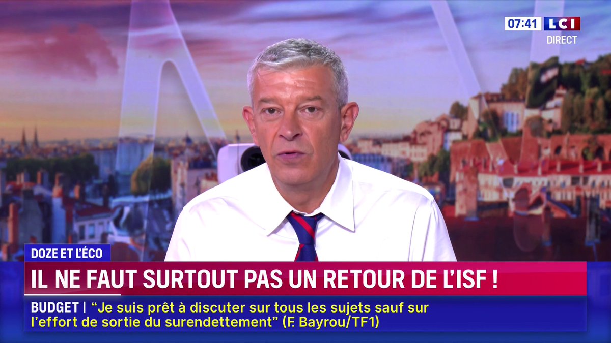 Faut-il un retour de l'ISF en France ? "Hors de question. Politiquement, oui (...). Économiquement, non. Sur le plan budgétaire, la réponse est bullshit (...). La France est le pays qui taxe le plus les riches." 🔴 L'édito éco de Nicolas DOZE - LCI