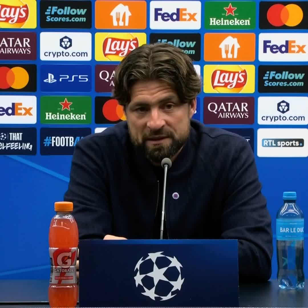"Really hurt and embarrassed, toughest night I've had as a head coach" Rangers boss Russell Martin reacts to losing 9-1 on aggregate to Club Brugge in the Champions League play-offs 🔵