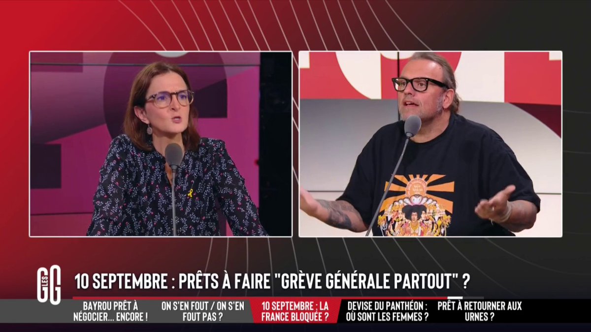 ⚡ Clash entre Barbara et Bruno 🗣️ Bruno Poncet : "T'es pas de la classe moyenne !" 🗣️ Barbara Lefebvre : "Pardon ?! Je ne suis pas de la classe moyenne ? Je suis de la classe quoi alors ! Je suis seule avec un enfant et je gagne 2 500 balles/mois ! N'importe quoi !" #GGRMC