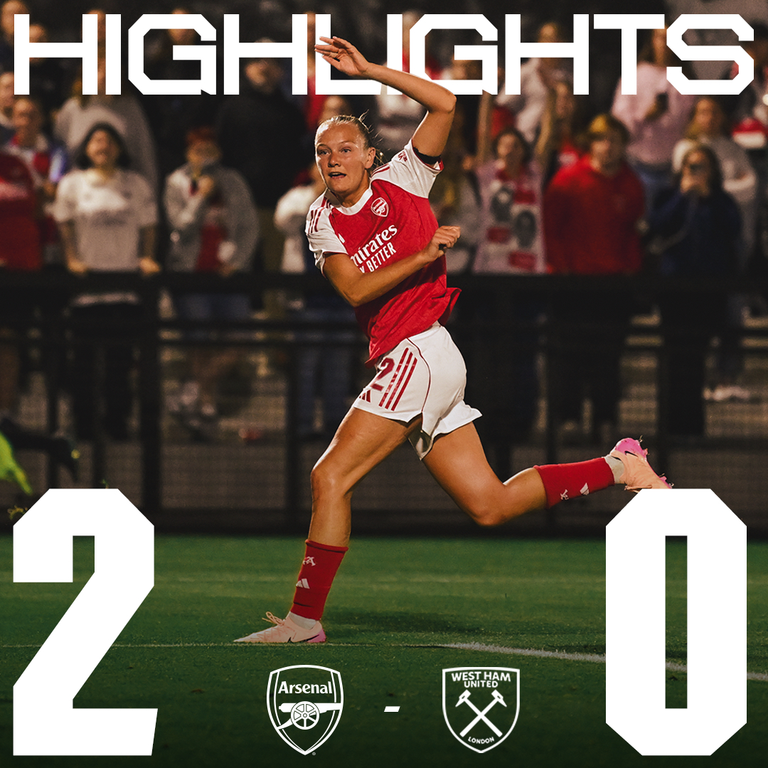 Finding our rhythm in pre-season 🥁 Highlights are here from our 2-0 win over West Ham United 🍿
