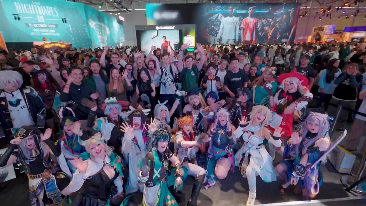 Video retrospectivo de Genshin Impact × gamescom Viajeros, ¡echemos un vistazo a lo más destacado de la gamescom! ¡Esperamos verlos a todos en Nod Krai! #Genshingamescom2025 #Nodkraigamescom