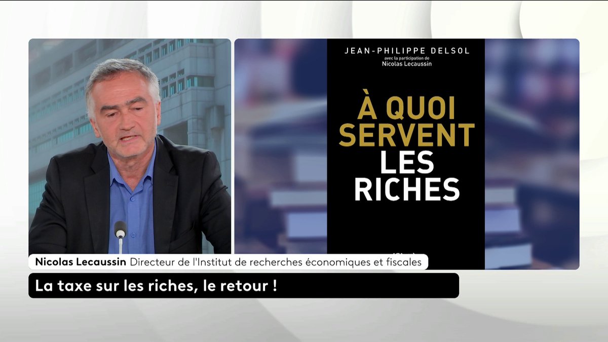 đŽđŁ "L'histoire montre que si on taxe plus, ça ne marche pas", affirme Nicolas Lecaussin, directeur de l'Institut de recherches Ă©conomiques et fiscales, sur la possibilitĂ© de taxer les plus hauts patrimoines. #franceinfo #canal16