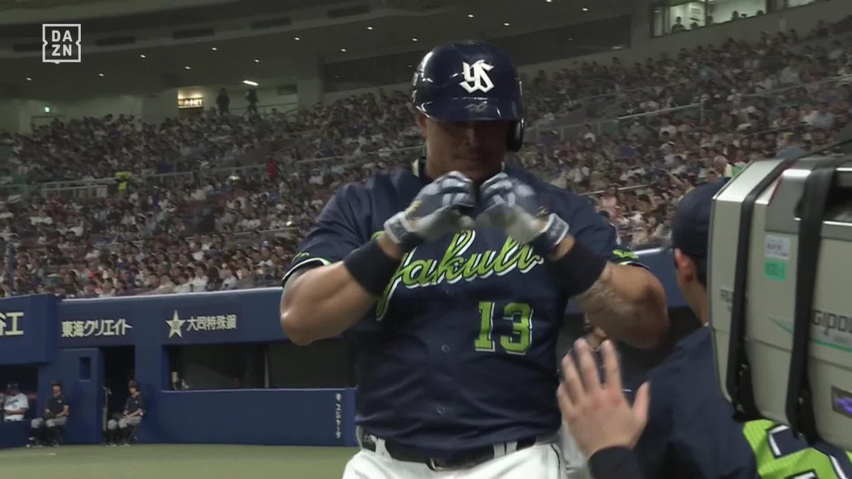 らしい、ライナー 来日から5年連続2桁本塁打を達成 オスナ 第10号同点ホームラン ⚾プロ野球(2025/8/28) 🆚中日×ヤクルト 📱Live on DAZN #オレをみろ #swallows #だったらDAZN
