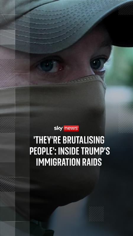 “They’re brutalising people” Sky's Mark Stone reports from the streets of Washington DC, after Donald Trump deployed the National Guard and ICE steps up immigration raids.