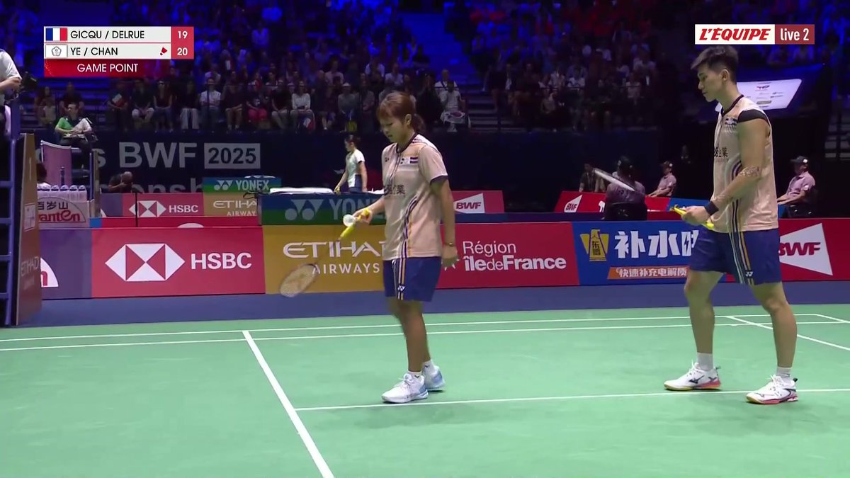 Les Français perdent une première manche très accrochée ! Les Mondiaux à suivre sur L'Équipe live > #lequipeBADMINTON #Paris2025 #BWFWorldChampionships