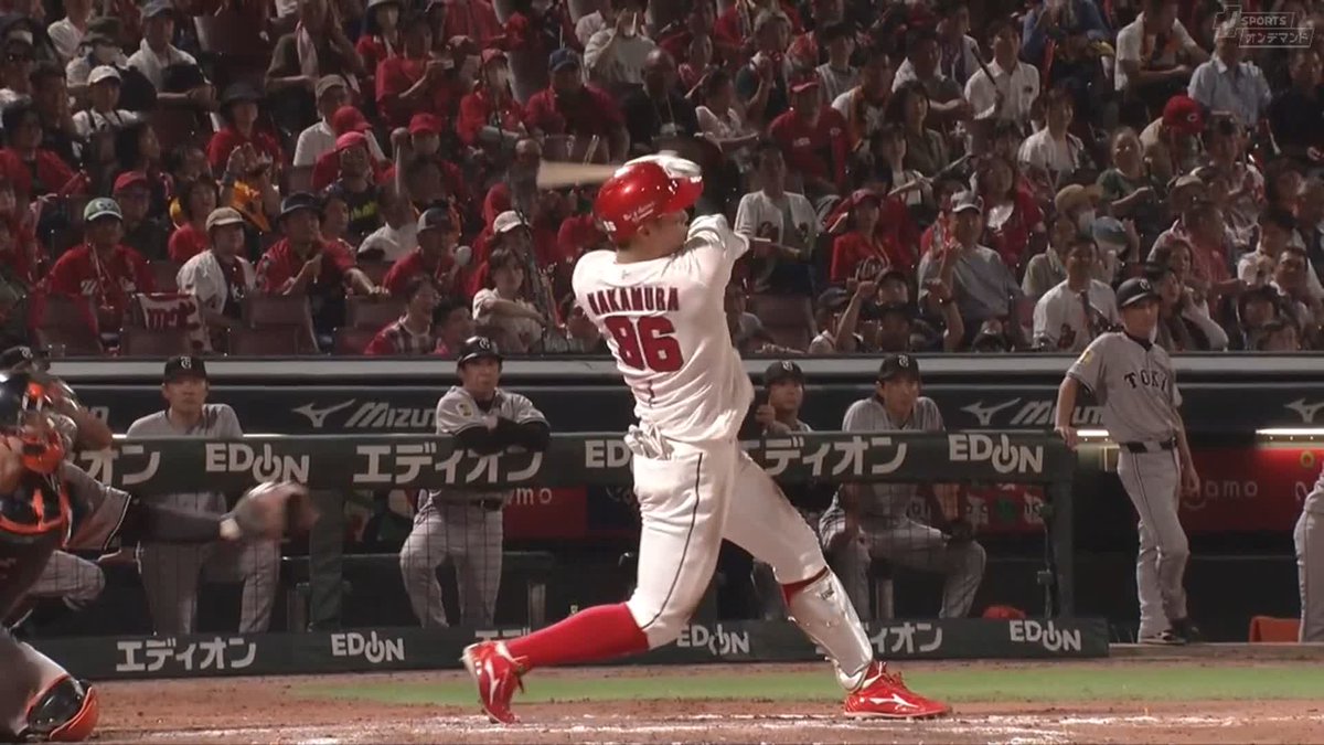 中村奨成?知ってるよ。すごい漢だ。 #carp #カープ