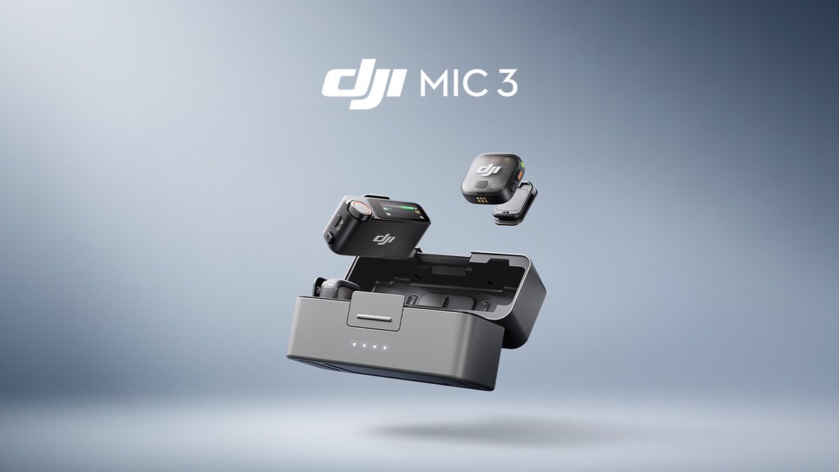 Meet DJI Mic 3 - Advanced Mini Wireless Microphone Featuring a revolutionary 4TX + 8RX connection system, DJI Mic 3 supports four-channel output and dual-file 32-bit float internal recording. With adaptive gain control that intelligently balances volume, advanced dual-band anti-interference, and lossless audio transmission, every word is captured with pristine clarity. The integrated timecode sync ensures seamless multi-device editing, while extended operating time and fast charging keep you creating all day—so your story is told without compromise. ✅Lightweight & Intuitive, Compact Storage ✅4TX + 8RX Capability & Four-Channel Output ✅Adaptive Gain Control for Balanced Volume ✅Three Voice Tone Presets, Two-Level Noise Cancelling ✅Dual Band Anti-Interference, Lossless Audio Transmission ✅Dual-File 32-bit Float Internal Recording ✅Integrated Timecode for Seamless Editing ✅Extended Operating Time & Fast Charging DJI Mic 3, performance that speaks. 👉 🛒 #dji #djimic3 #wirelessmic