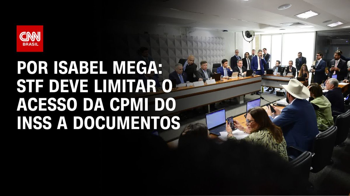🚨ABSURDO: CNN diz que STF deve limitar o acesso da CPMI do INSS a documentos. Vai ser só eles começarem a se aproximar dos aliados do regime e o STF vai colocar um basta na CPMI. Alguem ainda acha mesmo que o Brasil é uma democracia? 🤡