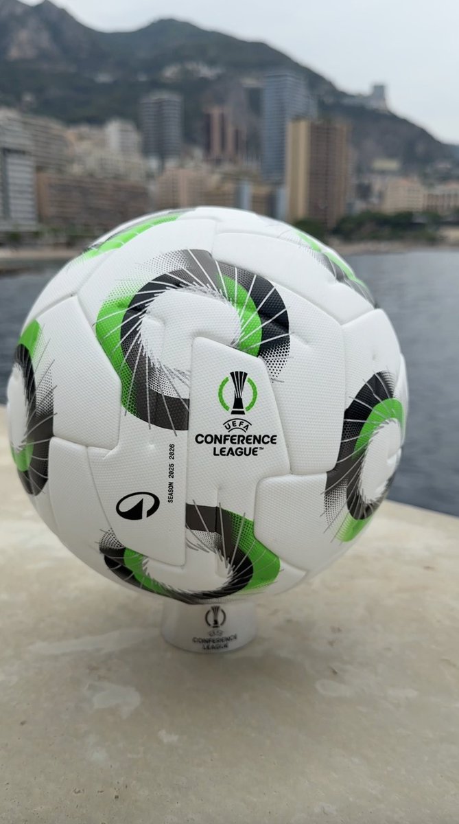 Ready for the bright lights ✨ Introducing the 2025/26 Conference League match ball 😮‍💨 #UECLmatchball | decathlon_football