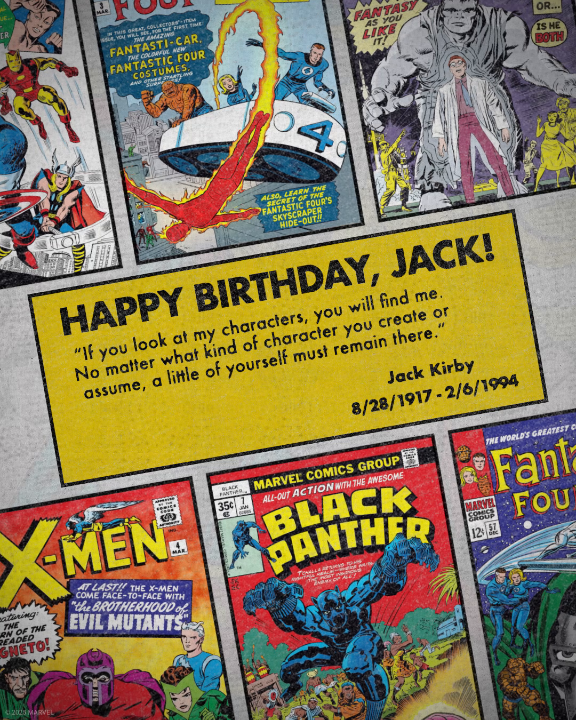 Celebrating the legacy of Jack "King" Kirby on his birthday. 👑 Read more about the historic impact of the legendary comic creator and artist here: