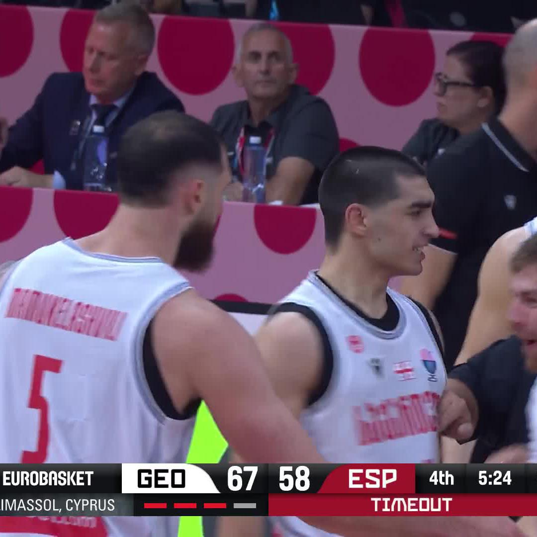 MAMU DELIVERING UNDER PRESSURE 😤 #EuroBasket x 🇬🇪 Georgia Basketball Federation 🏀