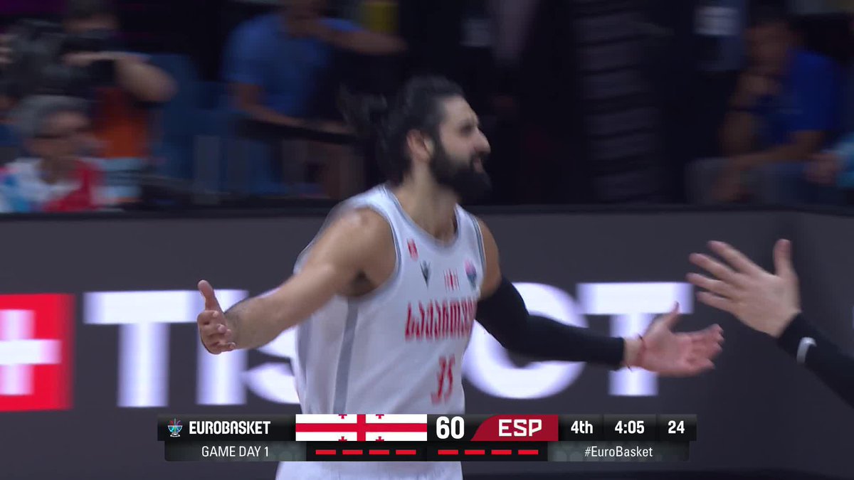 GOGA WORKING HIS *MAGIC* 🪄🇬🇪 #EuroBasket | #MakeYourMark