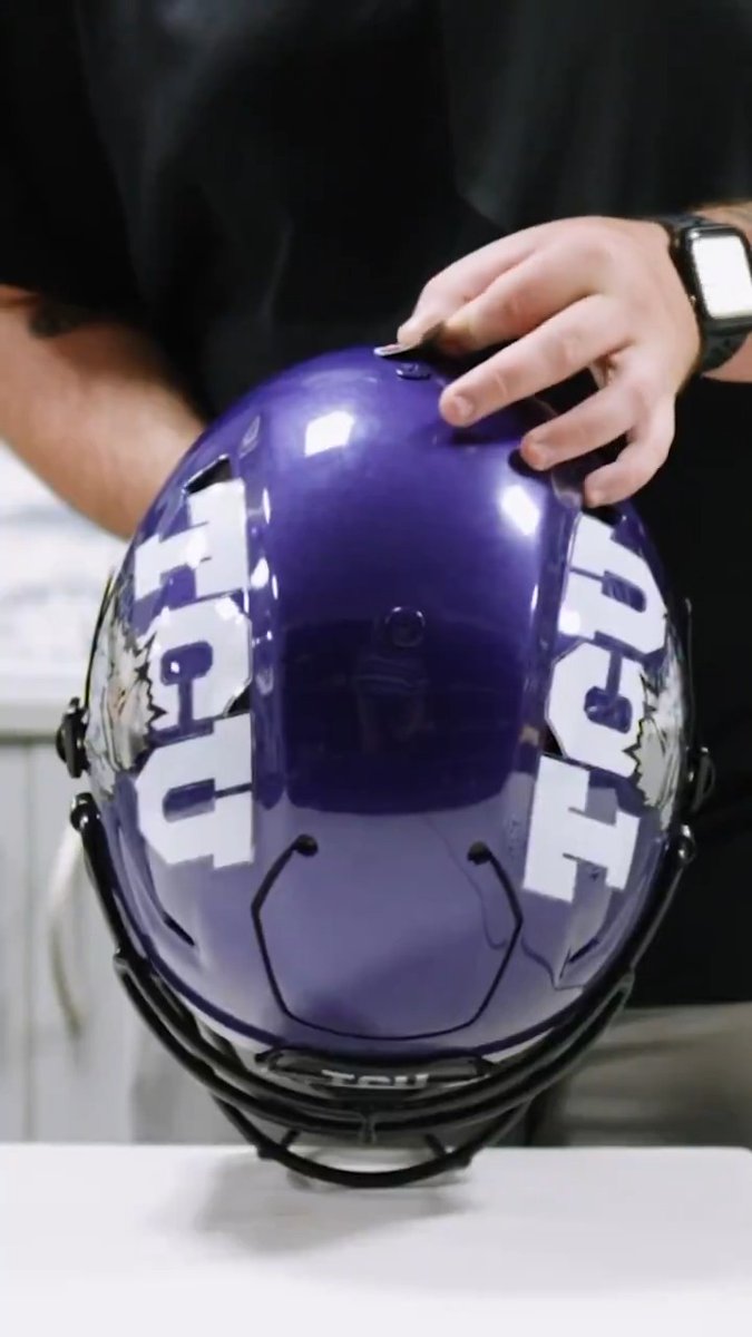 Standing together and wearing our hearts on our helmets. A green ribbon over the state of Texas in memory of the victims and all those impacted by this summer’s devastating floods. #TexasStrong
