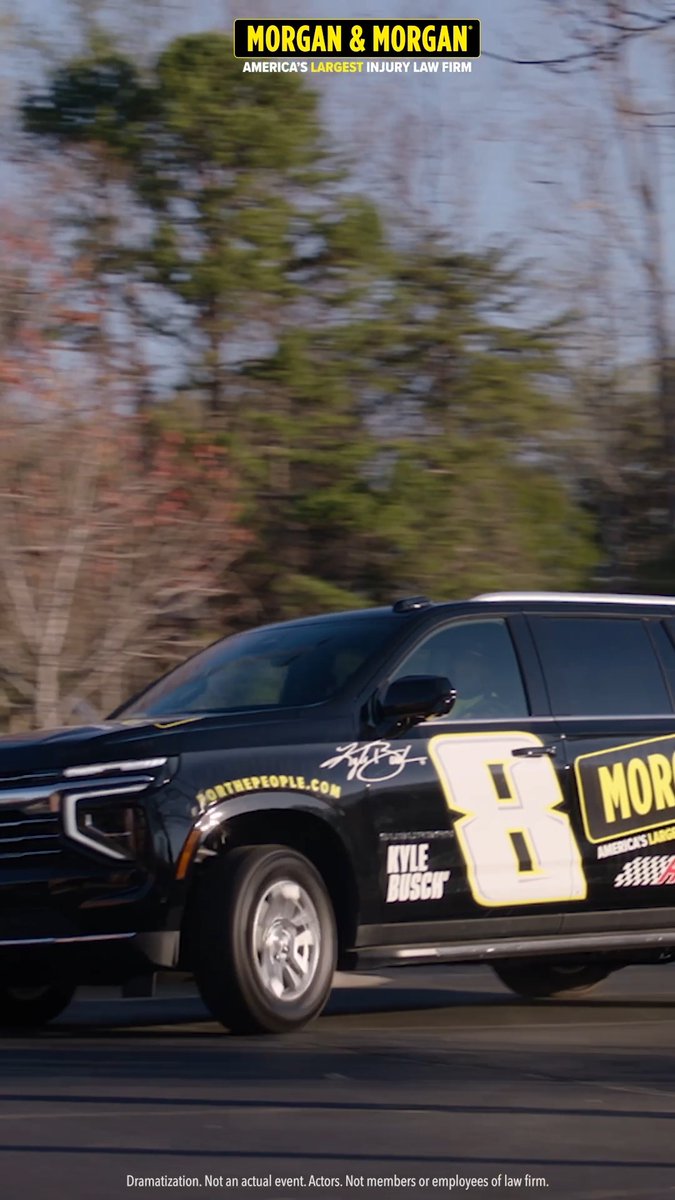 It’s all gas for Kyle Busch this weekend at Darlington! Morgan & Morgan