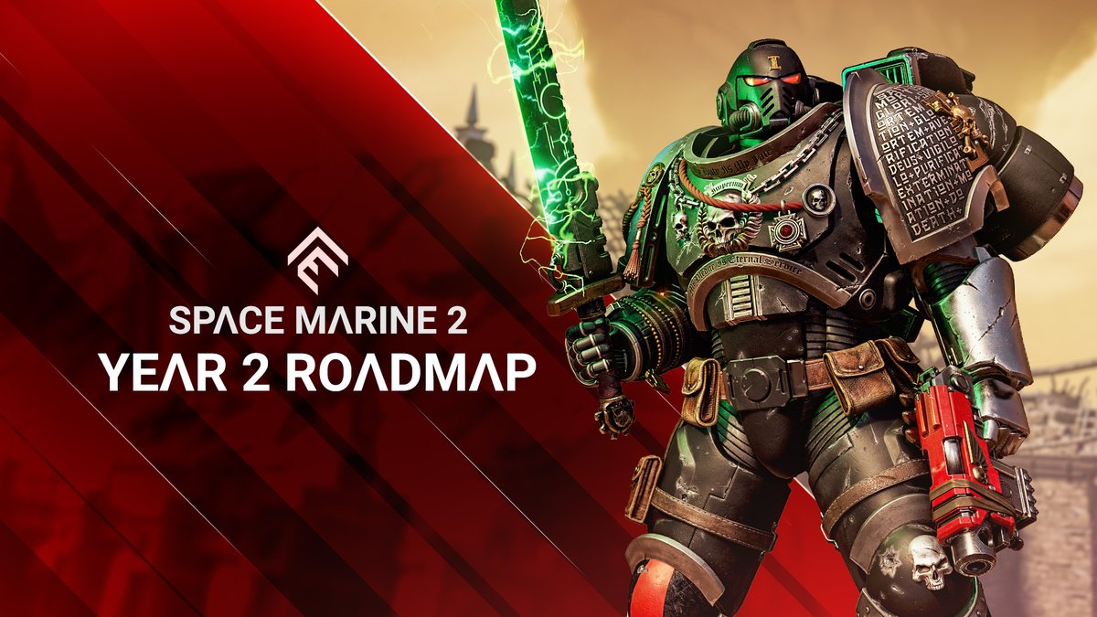 You’re in for a treat, Space Marines. Another exciting year of content is in the making, and the Roadmap is out! Watch the trailer to find out more. ⚔️🔥