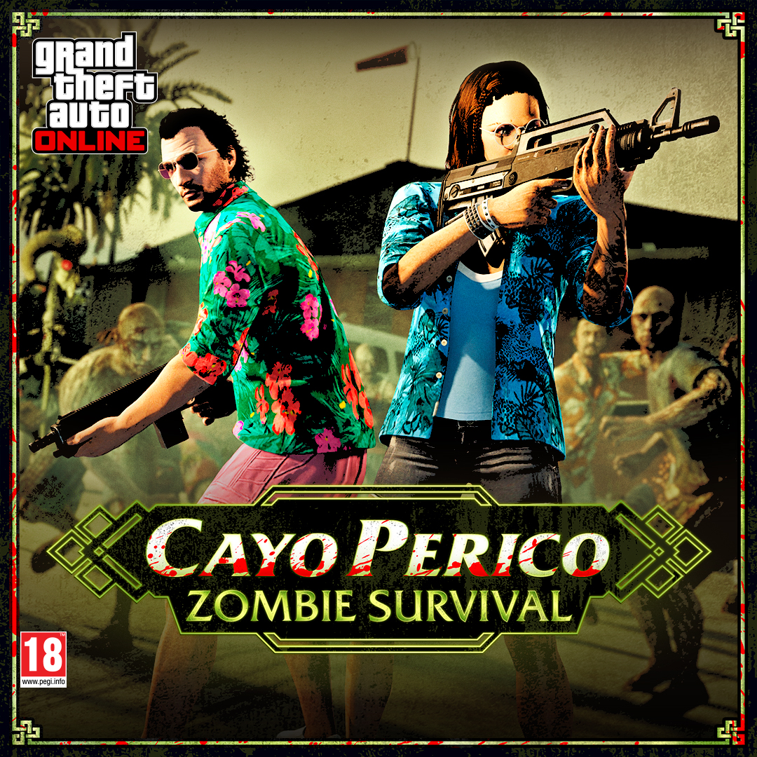 Yeni Cayo Perico Survival’da, tüfekli istilacılar, panter terbiyecileri ile onların hayvanları, Splitterlar ve akın akın gelen diğer zombi sürülerine karşı savaş. Cayo Perico Survival’da 10 Eylül’e kadar iki kat GTA$ ve RP (GTA+ üyeleri için 4 kat) ödül var.