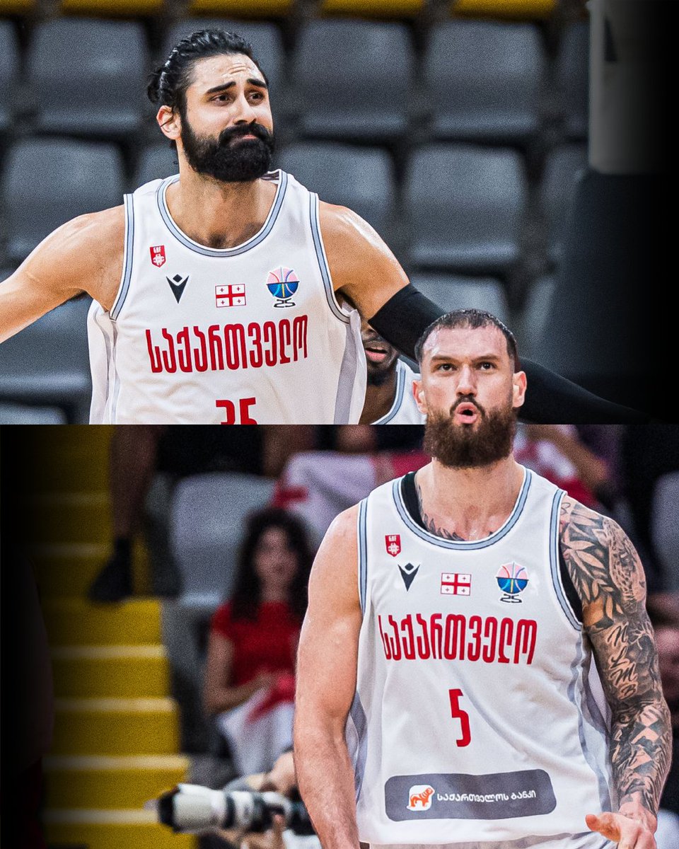 Georgia’s 🇬🇪 NBA duo give Spain 🇪🇸 a hard time 🔥 Bitadze &amp; Mamu combined for 34 PTS, 12 REB and 9 AST over 54.5% FG to give Georgia their first W 🫡 #EuroBasket