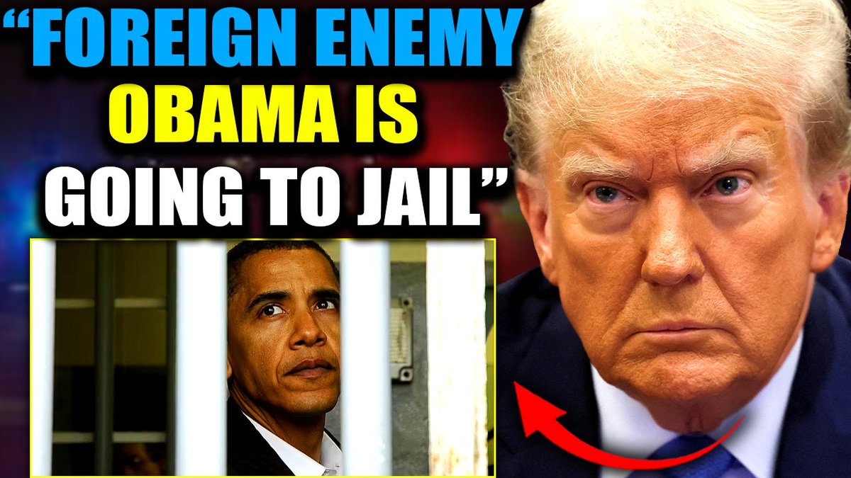 Trump Authorizes Arrest of 'Foreign Enemy' Barack Obama As JAG Schedules D.C. Military Tribunals The waiting is over. Donald Trump has given JAG the green light, and military tribunals aren't some future plan - they're here. JAG attorneys are prowling the streets of Washington, D.C. right now, preparing courtrooms in the shadows of the Capitol. Their targets have already been named, and topping that list is Barack Obama - declared a foreign enemy of the United States. Once you accept that Obama was never on America's side, every move he made in office clicks into place. And now, the reckoning he never thought would come is closing in fast.