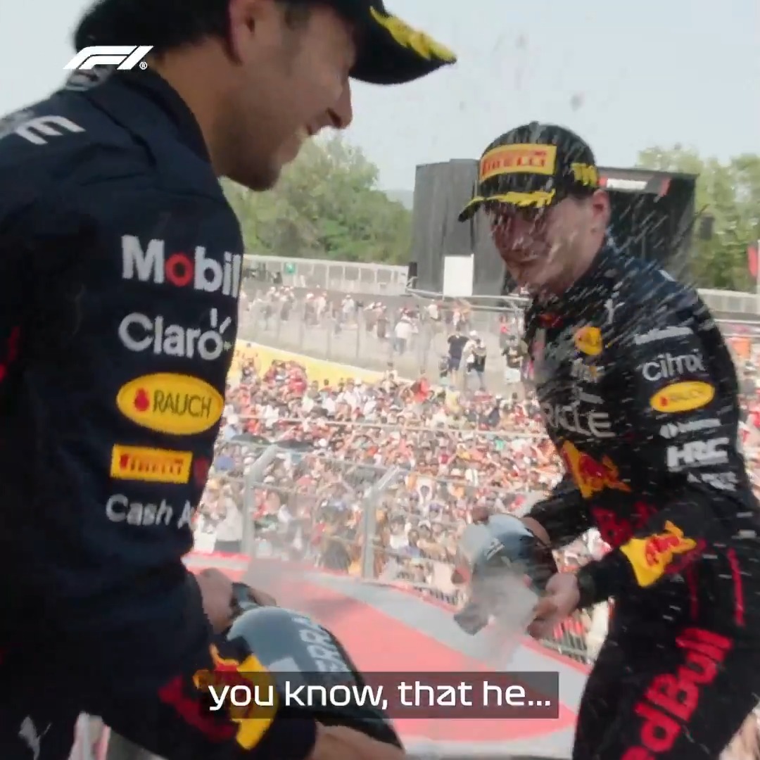 "He's a great guy" Max is happy to see Checo back on the grid next year 🤩 #F1 #DutchGP
