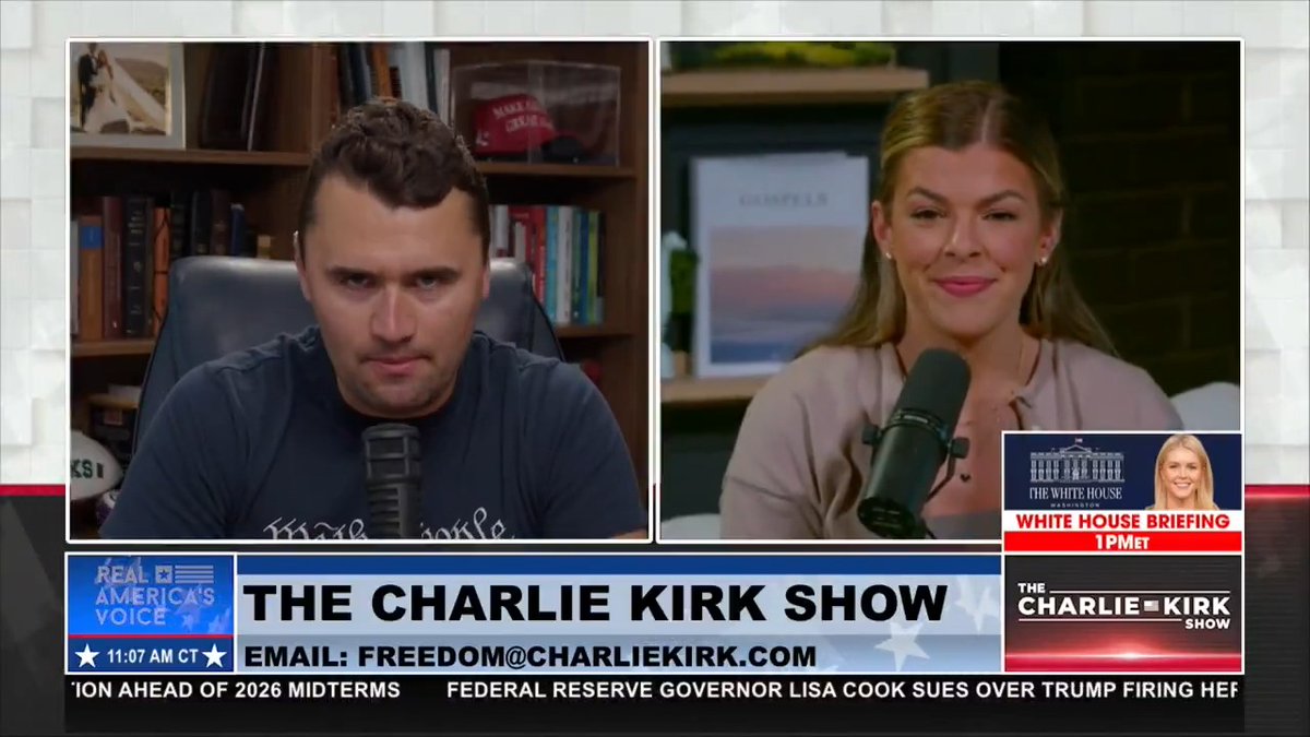 “CHRISTIAN CHILDREN TARGETED” Allie Beth Stuckey: The latest transgender shooter didn’t just attack Christians—they targeted Christian children at prayer. She says it’s not just violence, it’s spiritual warfare: demonic, dark, and aimed at kids. Charlie Kirk