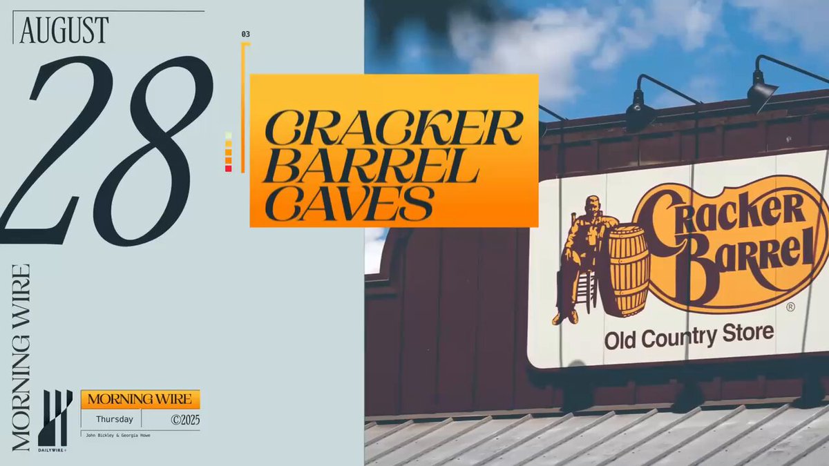 So Cracker Barrel has now taken the advice of President Trump and restored the old logo. But in the meantime, we have learned that the company's execs ignored a major shareholder who repeatedly tried to warn them about how disastrous the rebrand would be. For this ep of Morning Wire, I spoke with Wall Street veteran David L. Bahnsen about whether Cracker Barrel's pivot is likely to help the chain and what it SHOULD have done. (And with this, I'm officially closing out all my Cracker Barrel tabs, assuming I'm done with this story. Please Cracker Barrel, don't do anything else stupid!)