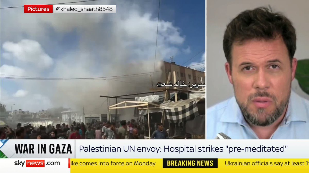 'I struggle to explain it'. Former IDF spokesperson Jonathan Conricus says the IDF's 'biggest mistake' in strikes on Gaza's Nasser Hospital was the second 'double tap' strike but denies it's a war crime. 📺 Sky 501, Virgin 602, Freeview 233 and YouTube