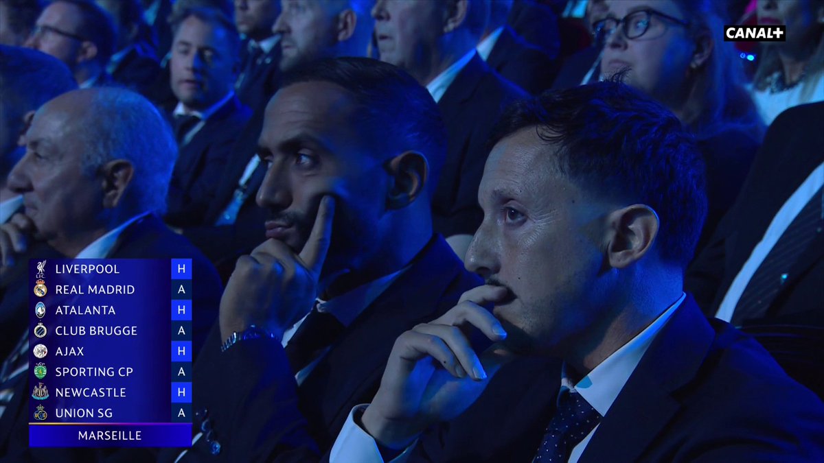 🚨 OFFICIEL : Le tirage de l’Olympique de Marseille pour la saison régulière de Ligue des champions ⬇️ Des belles affiches pour les Marseillais notamment face à Liverpool et au Real Madrid 🥵 #UCLDraw | #UCL