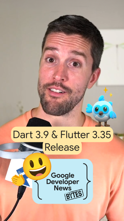 New releases are here: @Dart_lang 3.9 + Flutter 3.35 💙 Deep dive into accessibility upgrades, international semantics support, richer UI libraries, and smarter AI tooling with MCP Server.