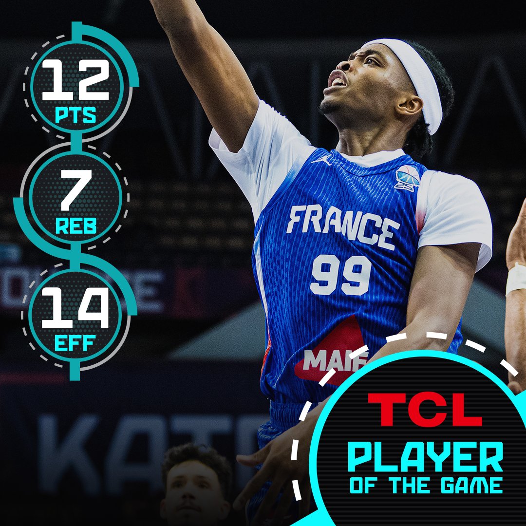 Bilal Coulibaly's #EuroBasket debut is one to remember 🫡