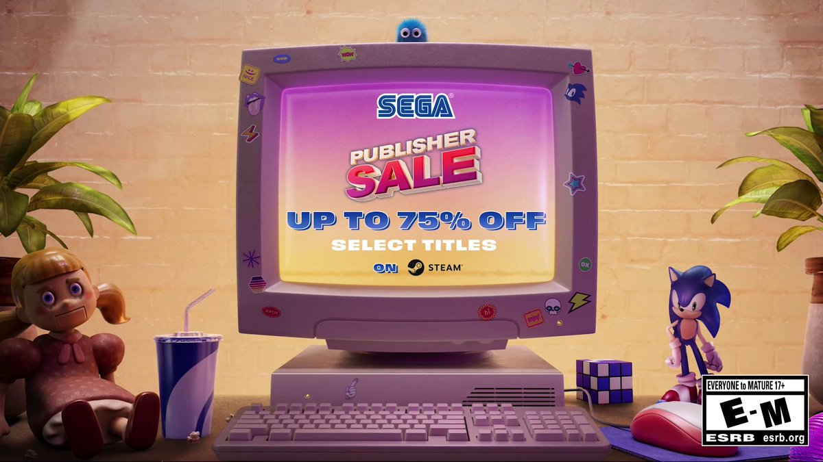 Your next adventure starts here 🎮 Take up to 75% off select ATLUS and Sega titles during the Steam Publisher Sale from now until September 4th. ➡️