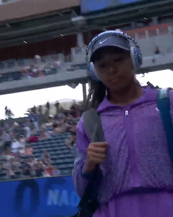 Naomi Osaka's purple kit at the US Open 🤩🟣