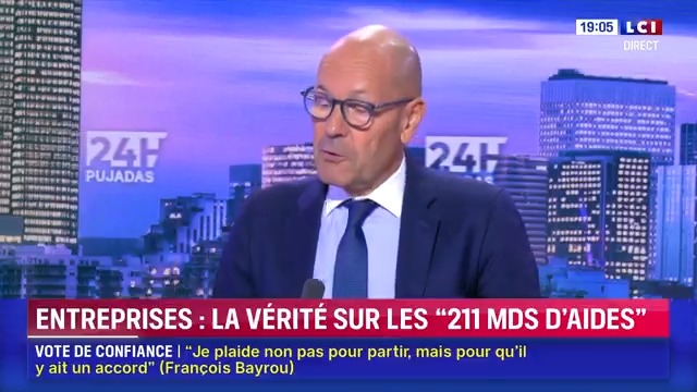 ▶️️️#Economie - Entreprises : la vérité sur les “211 mds d’aide” : “Le chiffre de 211 milliards est faux.” PERRI #24hPujadas #LCI #La15 ⤵️