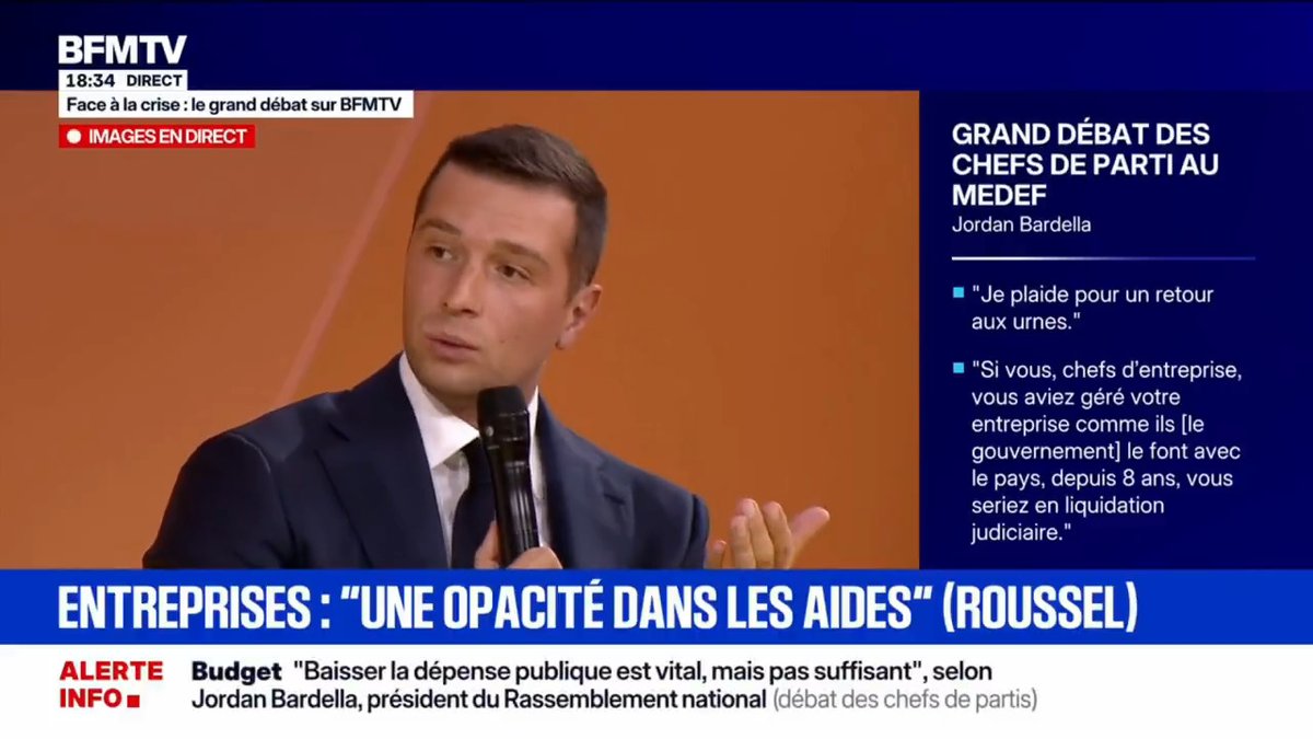 Nous avons l'un des taux d'épargne les plus élevés au monde : cette situation pourrait nous permettre de créer un Fonds souverain, afin que les Français restent les propriétaires de la maison France, et afin de financer des grands projets structurants. #LaREF25