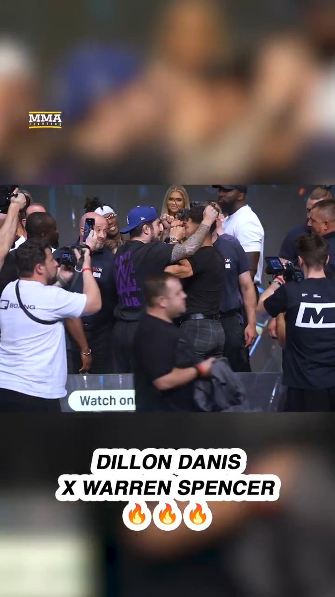 KSI and Warren Spencer challenge Dillon Danis to keep the fight during their MMA fight in Manchester 👀