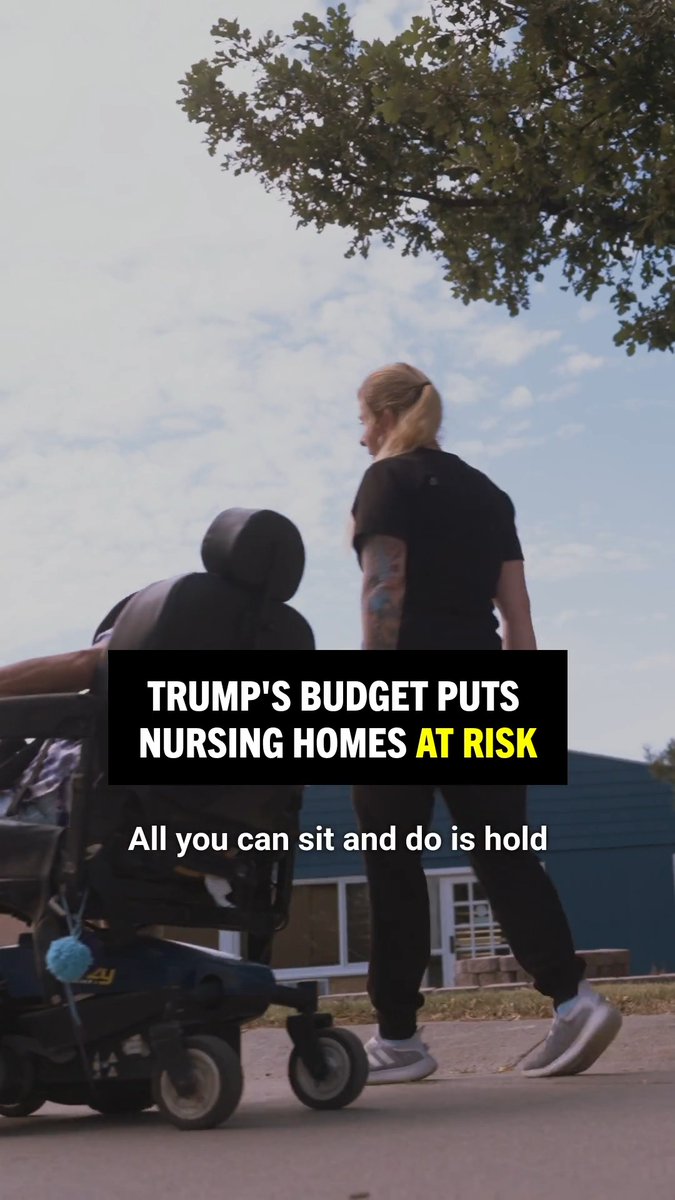 1 in 4 nursing homes will close their doors because of Trump’s budget bill.