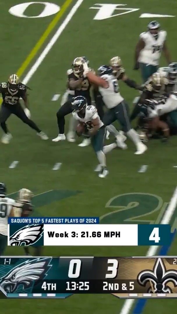 What will Saquon Barkley's top speed be this season? 👀 Amazon Web Services 📺: 2025 Kickoff Preview – Monday Sept. 1 at 5pm ET on NFL Network