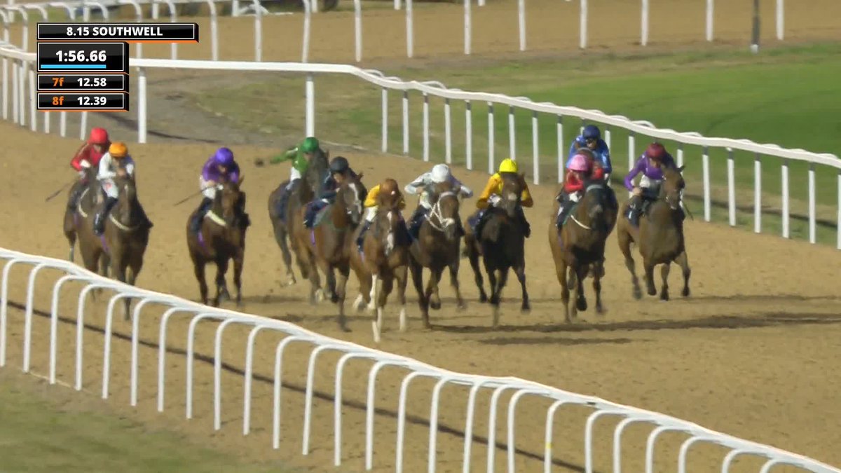 🏆🟣 London &amp; The South win the Racing League! 🟣🏆 It's a valiant effort by The East, who take a one-two in the Racing League Race 41 Handicap, but it's not enough... Matt Chapman has done it! Racing League | Southwell Racecourse