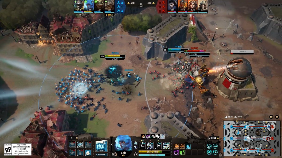 Amazon'un yeni ücretsiz 4v4 savaş-moba oyunu March of Giants'tan oynanış videosu yayınlandı 👀