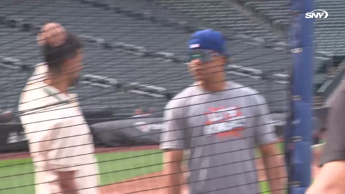🎾 Novak Djokovic 🤝 Juan Soto ⚾️ (via SNY Mets)