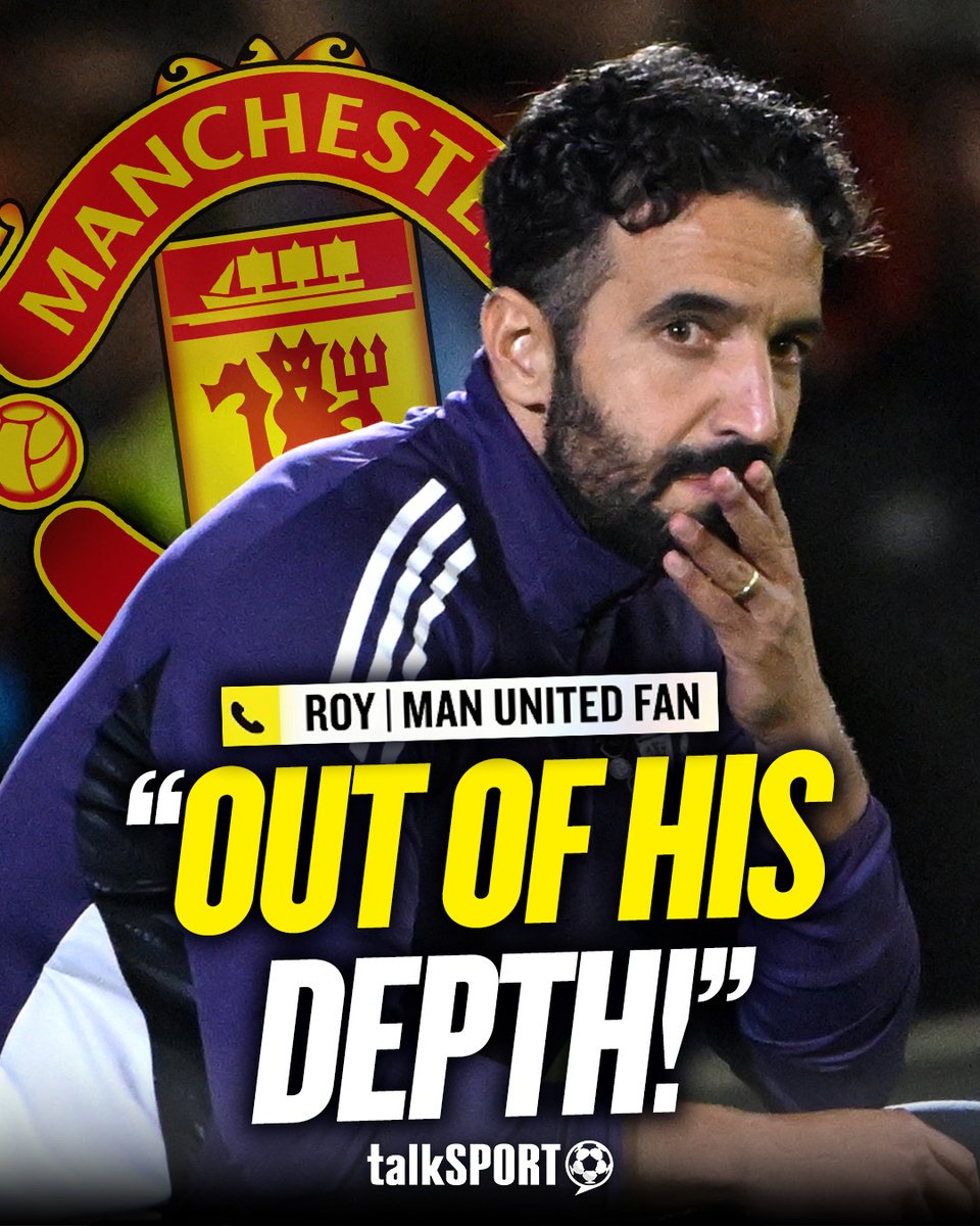 😱 "Absolutely out of his depth!" 😬 "You have to adapt!" 🦅 "We need someone like Glasner!" Roy the Manchester United fan insists that Ruben Amorim isn't good enough and should be replaced by Oliver Glasner 👀