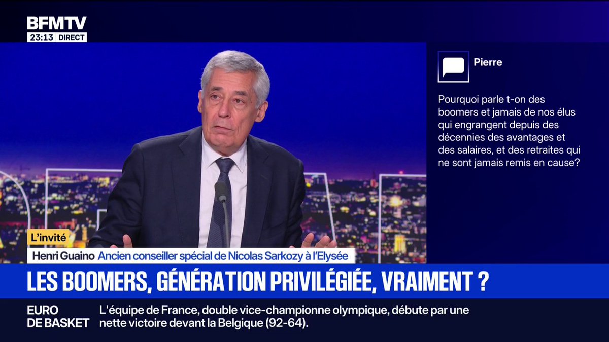 Boomers: "Je trouve cette sortie scandaleuse", affirme Henri Guaino, ancien conseiller spécial de Nicolas Sarkozy à l'Élysée