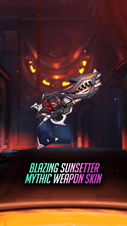 Crank up the heat and leave the scoreboard sizzling with Season 18’s Mythic Weapon Skin 🔥 Get the Mythic Blazing Sunsetter Cassidy Weapon Skin with the 80 Mythic Prisms you earn through the Season 18 Premium Battle Pass 🤠