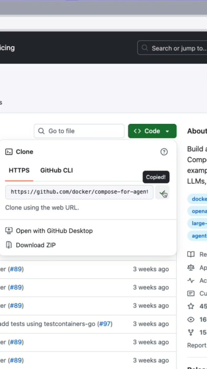 New video drop! This short walkthrough shows how Docker can be used to quickly launch a CrewAI project from the Compose for Agents repo, configured with a YAML file to set up a complete marketing team of AI agents in just minutes. Watch here: