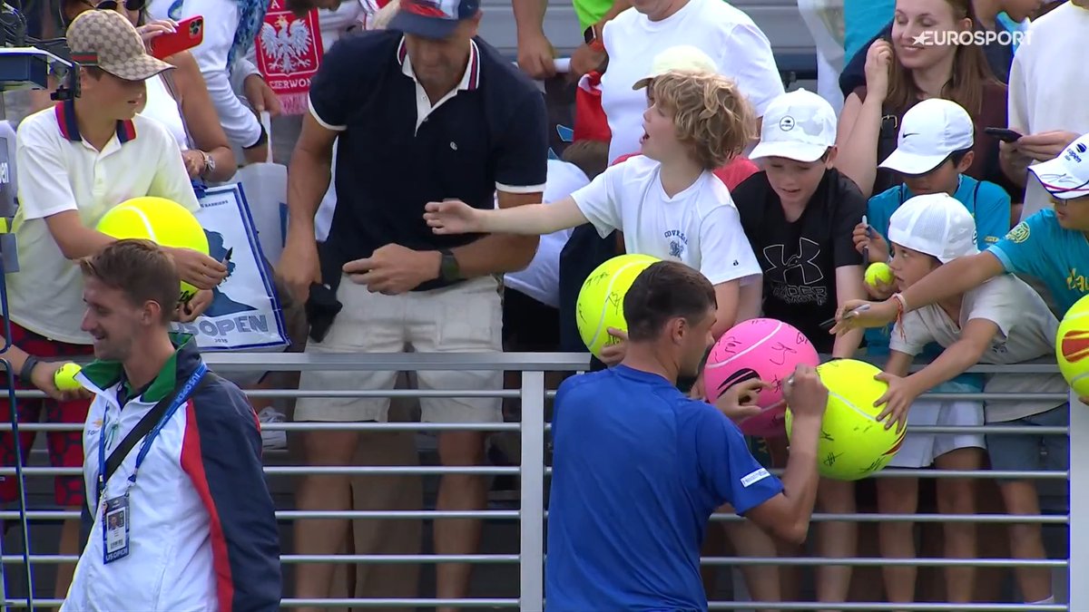 To (o ile nie ma w nim drugiego dna) zachowanie kibica? 😶😶😶 #USOpen #USOpen2025